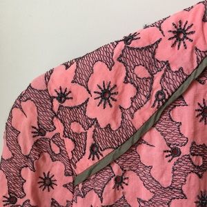 fcuk Embroidered cherry blossom blouse